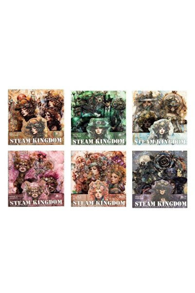 İthal E5-20 bucăți autocolant steampunk PET - Număr: 6