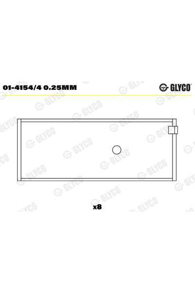 GLYCO Cuzineti Biela Alfa Romeo Giulietta/Mito Fiat 500/Albea/Brava