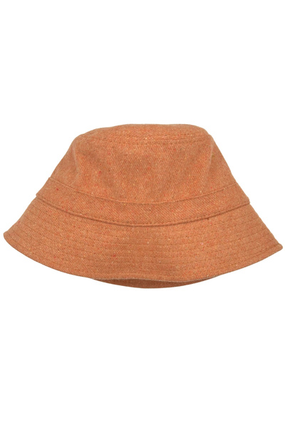 Sofist İstanbul Camel Unisex Soft-Textured Thick Bucket Hat Camel Кашемірна товста м'яка зимова шапка