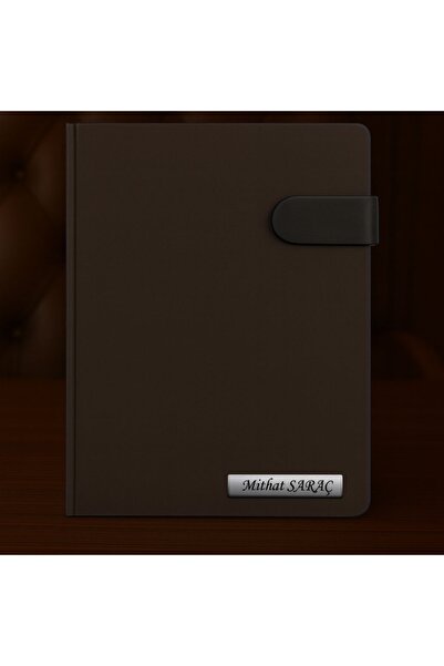 promosyon denizi Isme Özel Siyah Mıknatıs Patlı Ajanda 2026 Tarihli - Isme Öz...