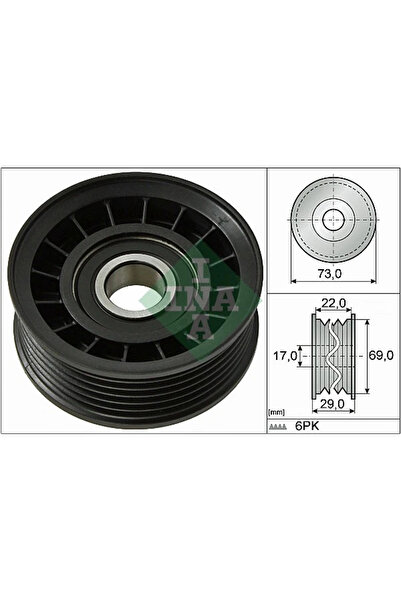 FAG Rola Ghidare/Conducere Curea Transmisie Ford C-Max/Fiesta 6/Fiesta Limuzi...