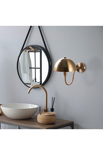 MOİRA Togg Modern Metal Sıvama Başlık Tekli Duvar Aplik Eskitme, Retro Duvar Lambası TOGG-14826