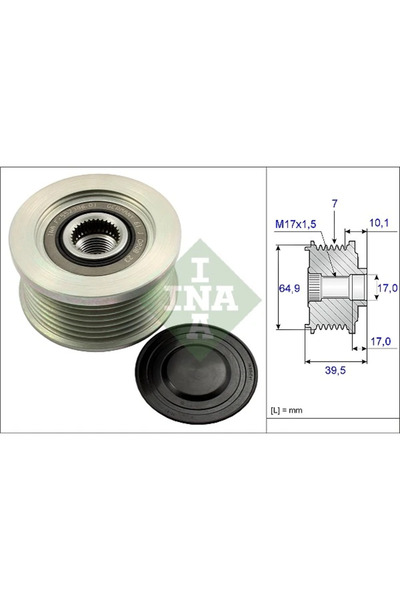 FAG Sistem Roata Libera Generator Nissan Cabstar/Murano 2/Navara NP300