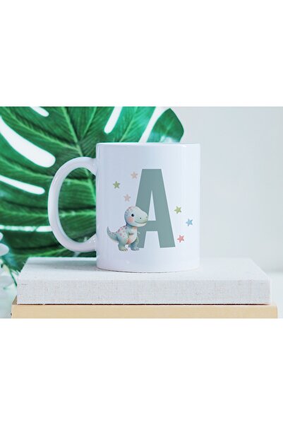 Beramussa كوب على شكل ديناصور لطيف من A Harfi - تصميم ديناصور مع تفاصيل نجمة ...