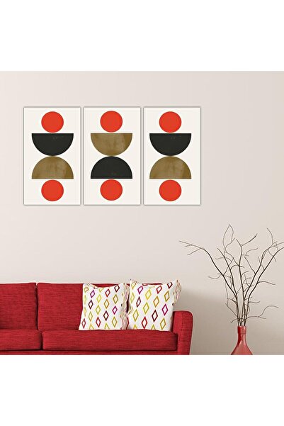 Generic لوحه جداريه مودرن - 24015 - مقسمه ثلاثة قطع