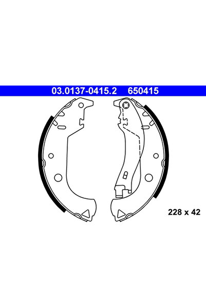 Ate Set Saboti Frana Fiat Doblo Autoutilitara/Limuzina Spatioasa/Doblo Microb...