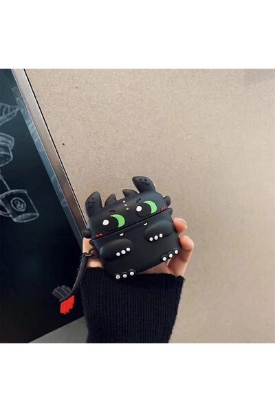 kılıfbenim AirPods Pro 3Rd Generation. Generation Compatible Night-Fury Design Character Silicone Protection Case (2025)