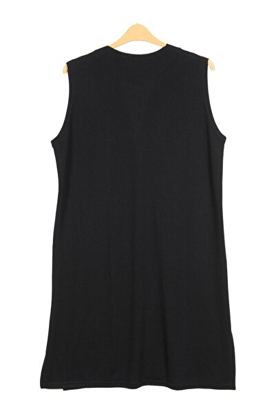 HESNA Women's Buğra Long Vest with Pockets