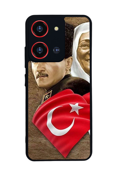 Reeder S19 Max Pro S Zoom Compatible Printed, Matte Black, Soft Silicone, Protective, Shock Absorbing Cover, Case