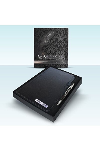 promosyon denizi Kişiye Özel Kutulu 17 x 24 cm 2026 Tarihli L Model Siyah Aja...