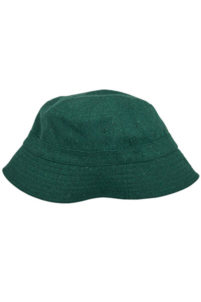 Sofist İstanbul Warm Green Unisex Soft-Textured Thick Bucket Hat Sıcak Yeşil ...