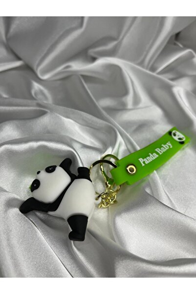 CEBECİOTO Breloc din silicon YATAN PANDA pentru motor, mașină, accesoriu pent...