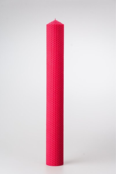 CRL Lumânare de nuntă și botez din fagure de miere, H40 cm-A5cm