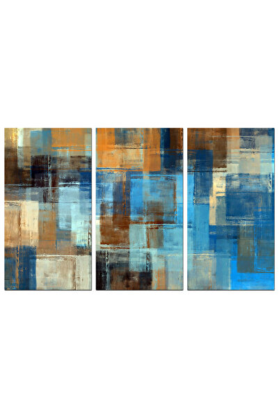 Generic لوحه جداريه - فن تجريدي - 1539 - مقسمه ثلاثة قطع