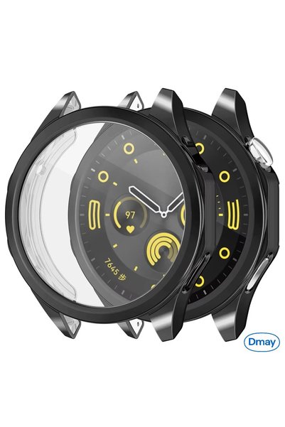 Dmay Huawei Watch GT 6 (46mm) Akıllı Saat Uyumlu 360 Full Koruma Silikon Kılıf