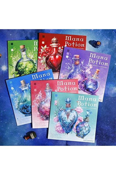 İthal E5-10 bucăți autocolant PET pentru poțiune mana - Culoare: roz