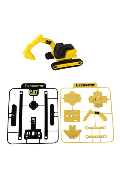 NERFORM 2’li Mini CAT İş Makinesi Ekskavatör /Kepçe/Yükleyici Maketi, Koleksi...