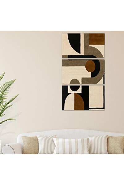 Generic Modern Abstract Art Wall Panel - 24118 - Divided into three pieces