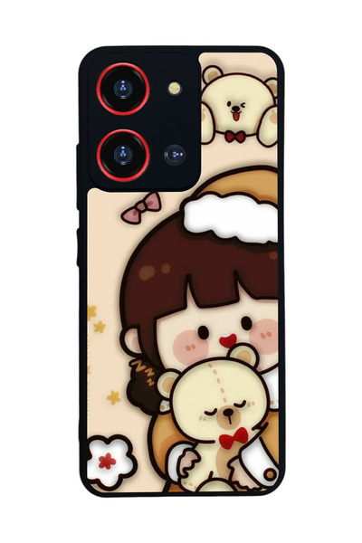 Reeder S19 Max Pro S Zoom Compatible Printed, Matte Black, Soft Silicone, Protective, Shock Absorbing Cover, Case