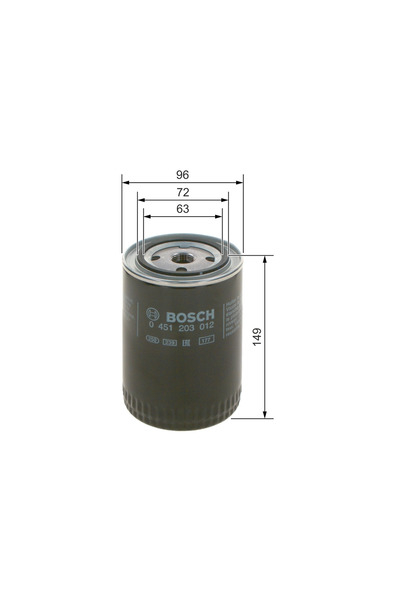 Bosch Oil Filter Audi 100 C2/100 C3/100 C4 Multicar M25