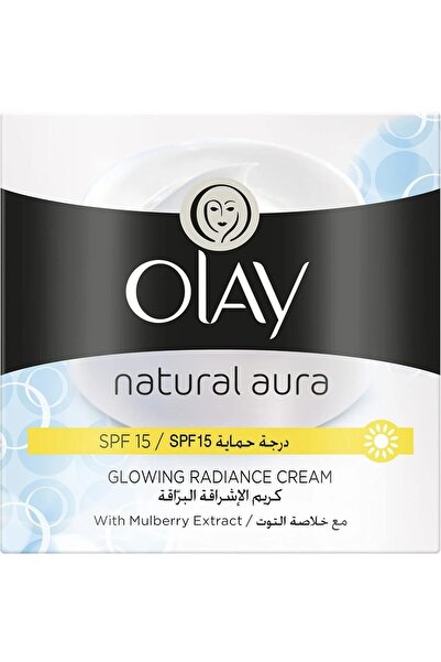 Generic كريم أولاي ناتشورال أورا هو كريم نهاري مرطب مصمم لتعزيز إشراقة البشرة الطبيعية وتوحيد لونها.