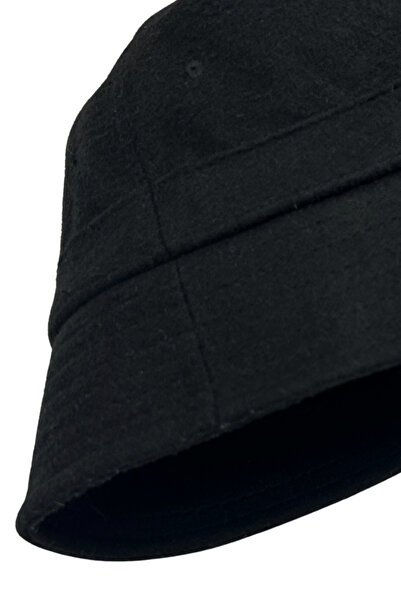Sofist İstanbul Чорна унісекс м'яка текстурована товста капелюх Чорна кашемірова товста м'яка зимова шапка