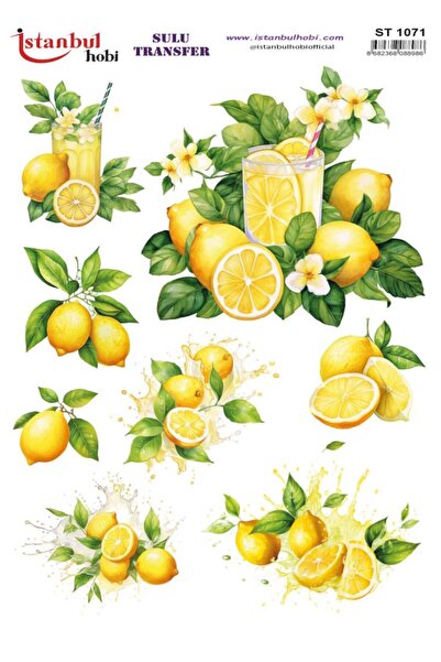 İstanbul Hobi ورق نقل مائي 25x35 سم ST-1071