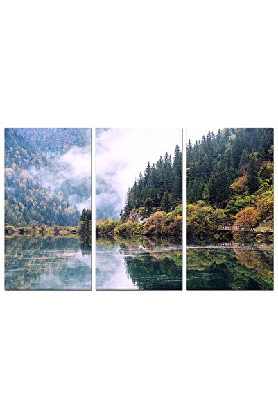 Generic لوحه جداريه - منظر - 1531 - مقسمه ثلاثة قطع