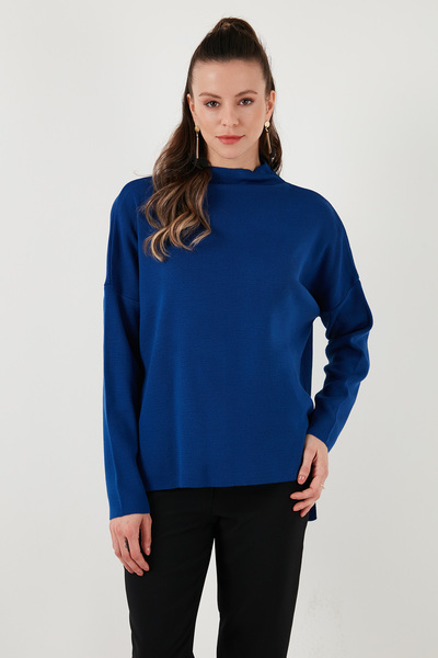 Lela Pulover din bumbac cu guler lung la spate, pachet de 2 pulovere tricotate KAZAK 4615002S2