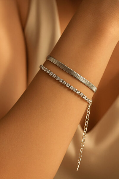 MEKKANMODA 2'Li Bileklik Seti Su Yolu Ve İtalyan