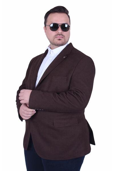 MocGrande Jachetă pentru bărbați, mărime mare, 4, blazer, 500602 MARO