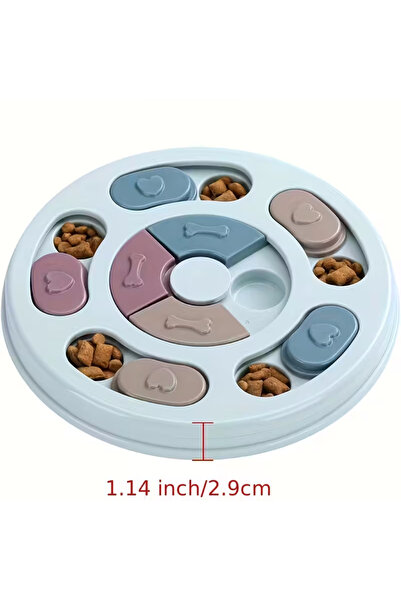 Silvanature Köpekler İçin Zeka Geliştirici Yavaş Yemek Kabı – İnteraktif Mama Bulmaca Oyuncağı