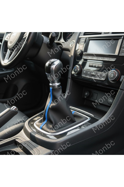 monbc غطاء ناقل الحركة الرياضي ذو اللون الأزرق عالي الجودة والمتين مصنوع من الجلد الصناعي الأسود من سمارت فورفور