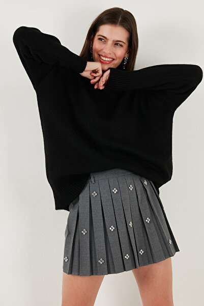 Lela Oversize Fit Turtleneck Soft Textured 2-Pack Knitwear Sweater Sweater 680Kz00469S2