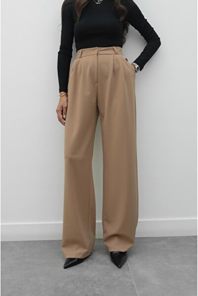Havoş Camel Oscar Palazzo Pants