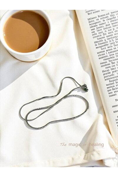 The Magıc of Healıng سلسلة قلادة فولاذية (مقاومة للصدأ)