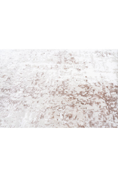 SERINA HOME Carpet Modern White with Beige, Abstract Pattern, Living Room, Bedroom 150x230 cm