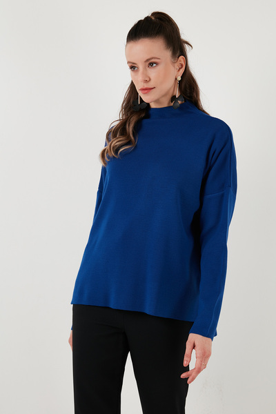 Lela Cotton Long Back Stand Collar 2-Pack Knitwear Sweater Sweater 4615002S2