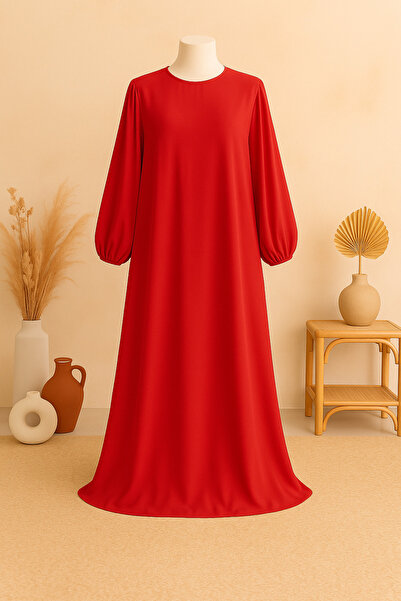 Misue Handmade Medina Silk Hijab Dress, Comfortable Loose Dress, Unlined, Full Length Stylish Evening Dress Casual Hijab Clothing