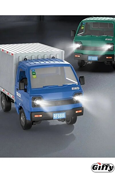 SCOWETTO Uzaktan Kumandalı RC Kamyonet ,Buhar Atan, Şarjlı, Ses Efektli, Işık...