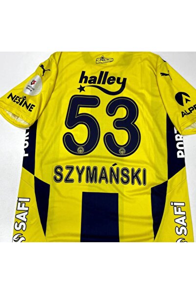 Alaturka Mix Yeni Sezon 2024-25 ᖴEᑎEᖇᗷᗩᕼÇE #53 'Sebastian' 'Szymański' İç Saha Yetişkin Forması ÇUBUKLU