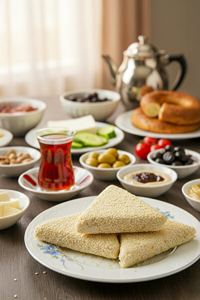 Asırlık Helvacı İsmail Umutlu Helva ve Reçelleri Yöresel Bitli Helva 500 g – Kütahya’ya Özgü Geleneksel Taş Değirmen Susamlı Lezzet