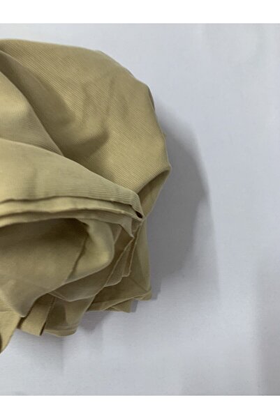 Yiğit Kumaş Milky Coffee Fine Ribana Fabric, Piece 40X160 cm