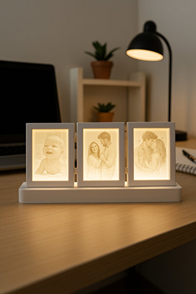 Genel Markalar Modüler Aydınlatmalı Litofan Çerçeve – Kişiye Özel Işıklı Fotoğraf Tasarımı