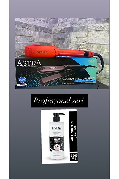 Astra L021 Titanium Seramik Profosyonel Saç Düzleştirici