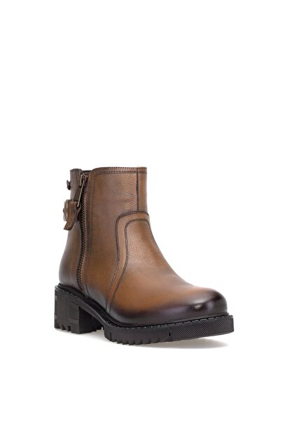 Venüs 1950807K Women's Genuine Leather Classic Boots Brown