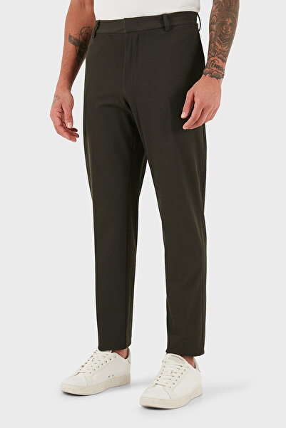 Emporio Armani Regular Fit Normal Waist Straight Leg Classic Trousers Men's Pants Em001505 Af18502 U8120