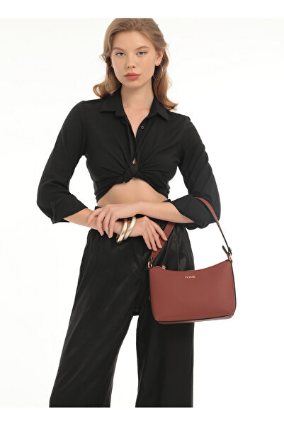 Fossil Kiremit Kadın Portföy Çanta 05FM24K1122-LNT KRM