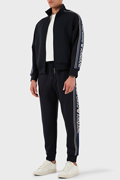 Emporio Armani Logolu Relaxed Fit Normal Bel Lastikli Paça Jogger Pantolon Erkek PANTOLON EM002914 A