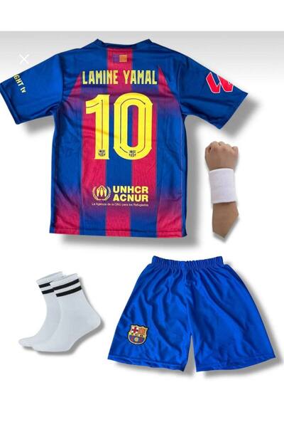 Alaturka Mix 2026 Barcelona Lamine Yamal İç Saha Çocuk Forması 4'lü Set